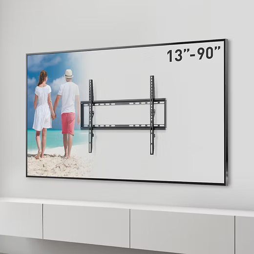Wholesale-Barkan E407 Fix Wall Mount 13" - 90"-TV Mount-Electro Vision Inc