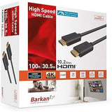 Wholesale-Barkan UHD305E1 Ultra HDMI Cable 100ft-Electro Vision Inc