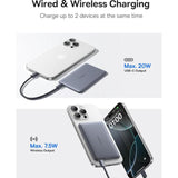 Wholesale-Baseus 5000mAh PicoGo AM41 Ultra-Sim Magnetic Power Bank 5000 mAh 20W-Power Bank-Electro Vision Inc