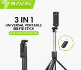 Wholesale-Bavin AP09 Portable Selfie Stick & Tripod-Selfie Stick Tripod-Electro Vision Inc