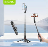 Wholesale-Bavin AP18 Magnetic Retractable Selfie Stick Tripod-Selfie Stick-Electro Vision Inc