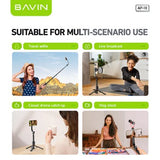Wholesale-Bavin AP18 Magnetic Retractable Selfie Stick Tripod-Selfie Stick-Electro Vision Inc