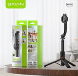 Wholesale-Bavin AP18 Magnetic Retractable Selfie Stick Tripod-Selfie Stick-Electro Vision Inc