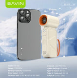 Wholesale-Bavin BF015 Handheld Mini Turbo Fan 2-in-1-Handheld Fan-Electro Vision Inc