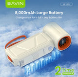 Wholesale-Bavin BF015 Handheld Mini Turbo Fan 2-in-1-Handheld Fan-Electro Vision Inc