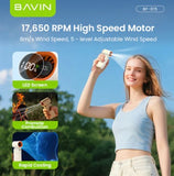 Wholesale-Bavin BF015 Handheld Mini Turbo Fan 2-in-1-Handheld Fan-Electro Vision Inc