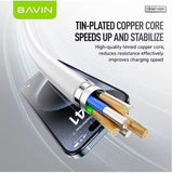 Wholesale-Bavin CB367TYPEC Current Fast 18W Charging Data Cable-Charging Cable-Electro Vision Inc