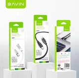 Wholesale-Bavin CB367TYPEC Current Fast 18W Charging Data Cable-Charging Cable-Electro Vision Inc
