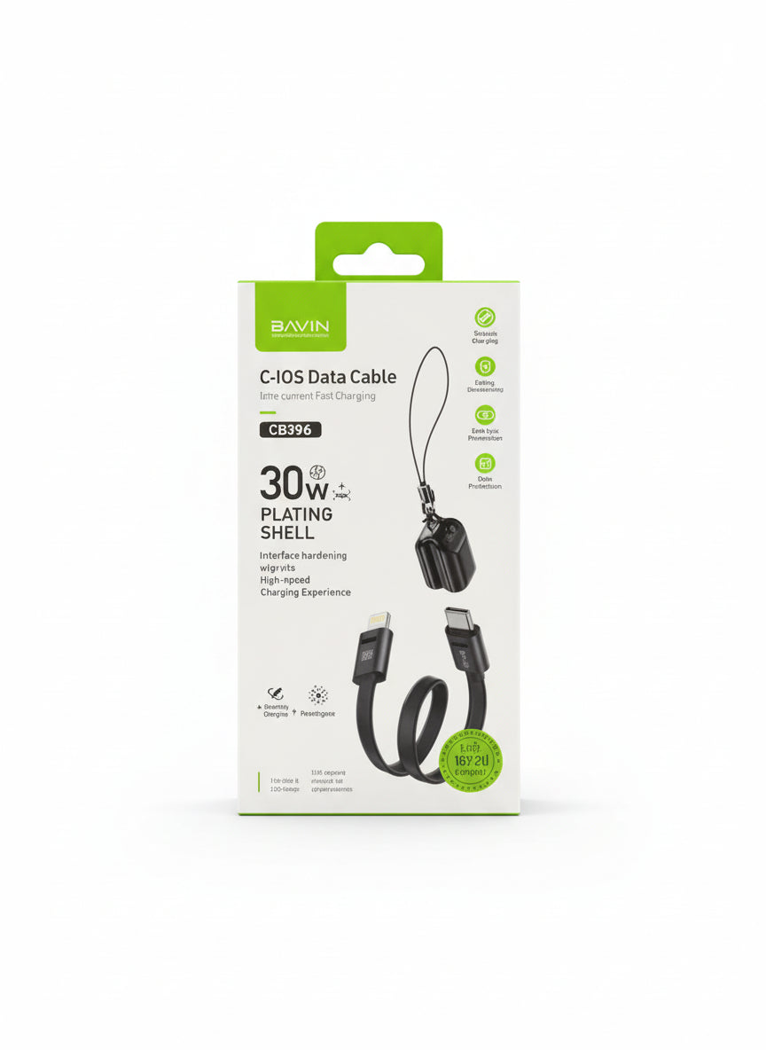 Wholesale-Bavin CB396CL C-IOS Data Cable 30W Current Fast Charging-USB Cable-Electro Vision Inc