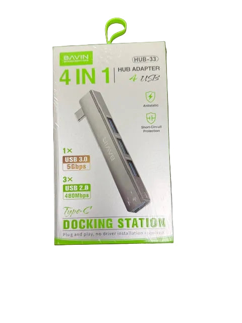 Wholesale-Bavin HUB33 USB 4-in-1 HUB Adapter-USB Adapter-Electro Vision Inc