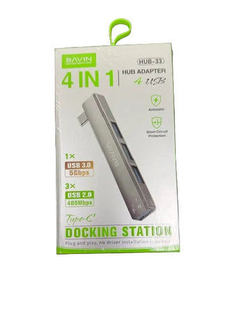 Wholesale-Bavin HUB33 USB 4-in-1 HUB Adapter-USB Adapter-Electro Vision Inc