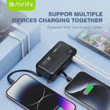 Wholesale-Bavin PC018S Fast Charging Power Bank 30W 10000mAh-Power Bank-Electro Vision Inc