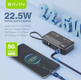 Wholesale-Bavin PC018S Fast Charging Power Bank 30W 10000mAh-Power Bank-Electro Vision Inc