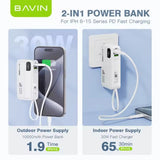 Wholesale-Bavin PC018S Fast Charging Power Bank 30W 10000mAh-Power Bank-Electro Vision Inc