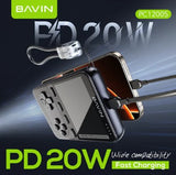 Wholesale-Bavin PC1200S Mini Portable Retro Game Console Powerbank 5000mAh-Game console-Electro Vision Inc
