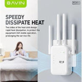Wholesale-Bavin PC2053 Wireless WiFi Repeater & Signal Extender (2.4G/5G, Up to 1200Mbps)-Wifi Extender-Electro Vision Inc
