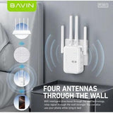 Wholesale-Bavin PC2053 Wireless WiFi Repeater & Signal Extender (2.4G/5G, Up to 1200Mbps)-Wifi Extender-Electro Vision Inc