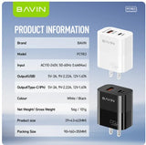 Wholesale-Bavin PC983CL Fast Charging USB Adapter Charger-USB Adapter-Electro Vision Inc