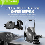 Wholesale-Bavin PS74 Auto Suction Car Mount-Car Mount-Electro Vision Inc