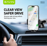 Wholesale-Bavin PS74 Auto Suction Car Mount-Car Mount-Electro Vision Inc