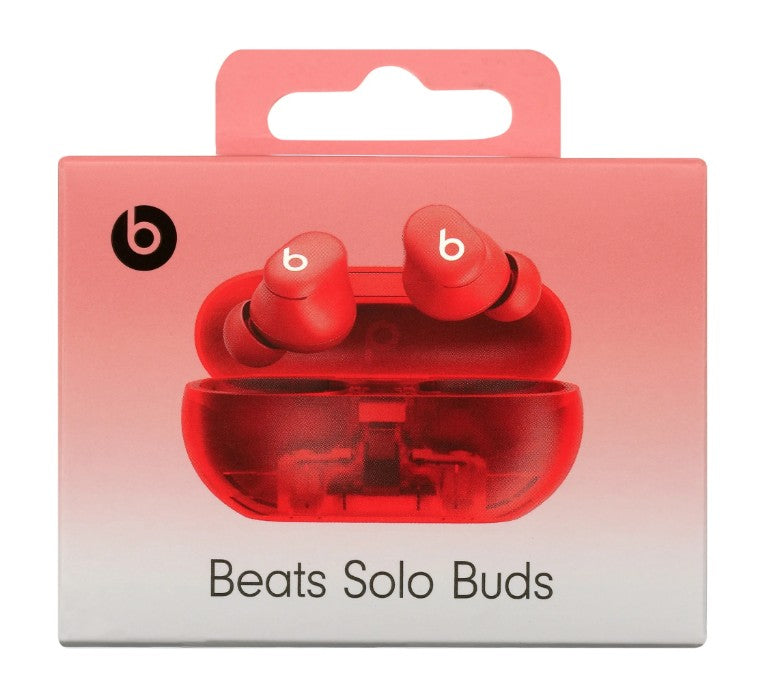 Wholesale-Beats MUV0W3LL/A Solo Buds True Wireless Earbuds - Transparent Red-Earbuds | Headphone-Electro Vision Inc