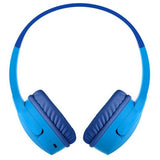 Wholesale-Belkin AUD002btV3 SoundForm Mini On-Ear Wireless Headphones for Kids - Blue-Headphone-Electro Vision Inc