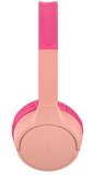 Wholesale-Belkin AUD002btV3 SoundForm Mini On-Ear Wireless Headphones for Kids - Pink-Headphone-Electro Vision Inc