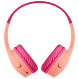 Wholesale-Belkin AUD002btV3 SoundForm Mini On-Ear Wireless Headphones for Kids - Pink-Headphone-Electro Vision Inc