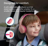 Wholesale-Belkin AUD002btV3 SoundForm Mini On-Ear Wireless Headphones for Kids - Pink-Headphone-Electro Vision Inc