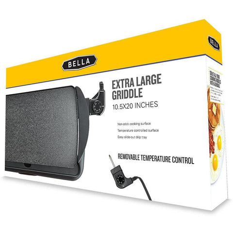 Wholesale-Bella 17199 Nonstick Electric Griddle 10.5" x 20"-Electric Griddles & Grills-Electro Vision Inc
