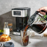 Wholesale-Bella 90194PRO - 12-Cup Programmable Coffee Maker - Stainless Steel-Electro Vision Inc