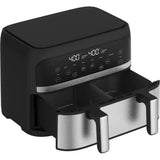 Wholesale-Bella 90222 PRO - 4-qt. TriZone Touchscreen Air Fryer with Dual Flex Basket - Stainless Steel-Electro Vision Inc