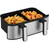 Wholesale-Bella 90222 PRO - 4-qt. TriZone Touchscreen Air Fryer with Dual Flex Basket - Stainless Steel-Electro Vision Inc