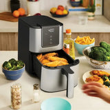 Wholesale-Bella 90235 PRO - 4-qt. Touchscreen Slim Air Fryer - Stainless Steel-Electro Vision Inc