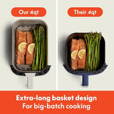 Wholesale-Bella PRO 90211 Touchscreen Slim Air Fryer - Oatmilk - 4-qt-Air Fryer-Electro Vision Inc