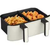 Wholesale-Bella PRO 90229 TriZone Touchscreen Air Fryer with Dual Flex Basket - Oatmilk - 4-qt.-Electro Vision Inc