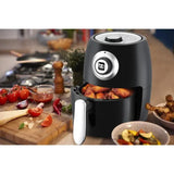 Wholesale-Bene Casa 58454 Digital Black & Gold Air Fryer - 4L-Electro Vision Inc
