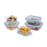 Wholesale-Bene Casa 99424 Glass Storage 10 Piece Set-Food Storage-Electro Vision Inc