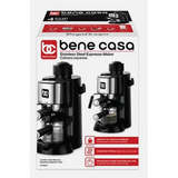 Wholesale-Bene Casa 99676 Espresso Maker - Black - 4-Cup-Electro Vision Inc
