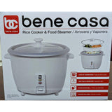 Wholesale-Bene Casa BC-12418 Rice Cooker 10 cups White-Rice cooker-Electro Vision Inc