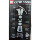 Wholesale-Bene Casa BC-58808 Electric Espresso Maker 3 Cups-Coffee Maker-Electro Vision Inc