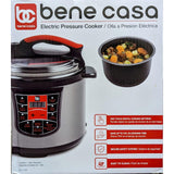 Wholesale-Bene Casa BC-74785 Electric Pressure Cooker 5L-Pressure Cooker-Electro Vision Inc