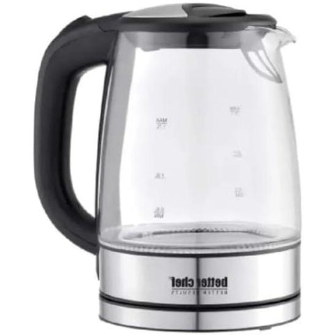 Wholesale-Better Chef IM174B Cordless 1.7 Liter Glass Tea Kettle-Electric Kettles-Electro Vision Inc