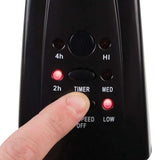 Wholesale-Black Decker BFSR18B Stand Fan With Remote Metal Grill - Black 18"-Fans-Electro Vision Inc