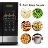 Wholesale-Black + Decker EM031-STEEL-R/B Stainless Steel Microwave Oven 1.1 CF - CERTIFIED REFURBISHSED-Microwave Oven-Electro Vision Inc