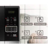 Wholesale-Black + Decker EM031-STEEL-R/B Stainless Steel Microwave Oven 1.1 CF - CERTIFIED REFURBISHSED-Microwave Oven-Electro Vision Inc