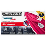 Wholesale-Black + Decker IRBD302 Steam Iron Trueglide - Red-Iron-Electro Vision Inc