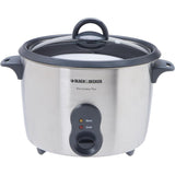 Wholesale-Black + Decker RC860 - 24 Cups Rice Cooker Stainless Steel-Electro Vision Inc