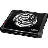 Wholesale-Black + Decker SB1001B Single Burner Portable Buffet Range-Electro Vision Inc