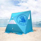 Wholesale-Body Glove Pop-Up Shelter for Beach and Sports 70" x 61" - Blue-Electro Vision Inc